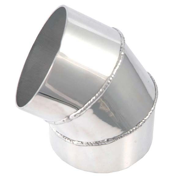 3.5 Inch Aluminum Intake Tube 60 Degree Elbow Spectre 9568