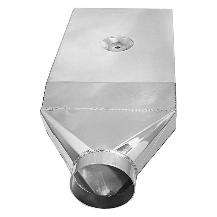 Carbureted Air Intake Plenum Aluminum 5 1/8 (4Barrel) Spectre 98281