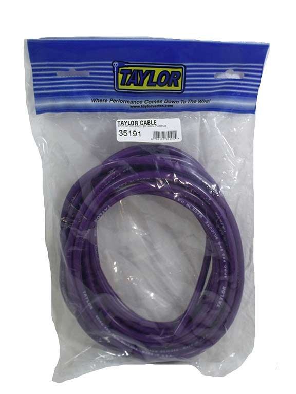 Spooled Spark Plug Wire 8mm SpiroPro 30 ft. Coil Purple Taylor 35191