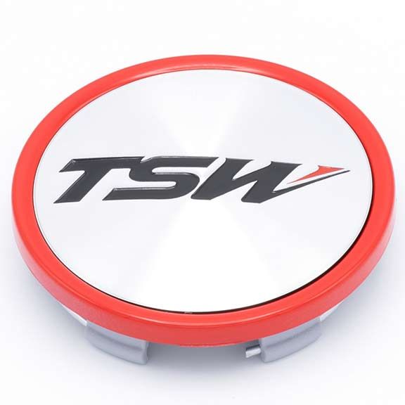 Tsw Wheel Center Cap Silver (100mm P.C.D.) Snap In Tsw PCF86