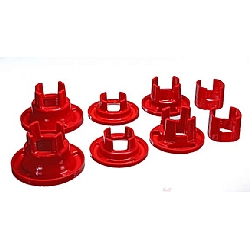 Subframe Bushing Inserts; Red Energy Suspension 34168R