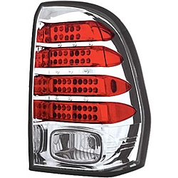 Crystal Clear Tail Light Assembly In Pro Car Wear LEDT-345C