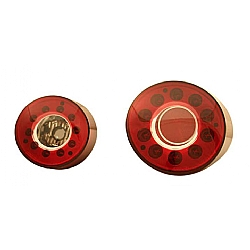 Ruby Red Tail Light Assembly In Pro Car Wear LEDT-350CR