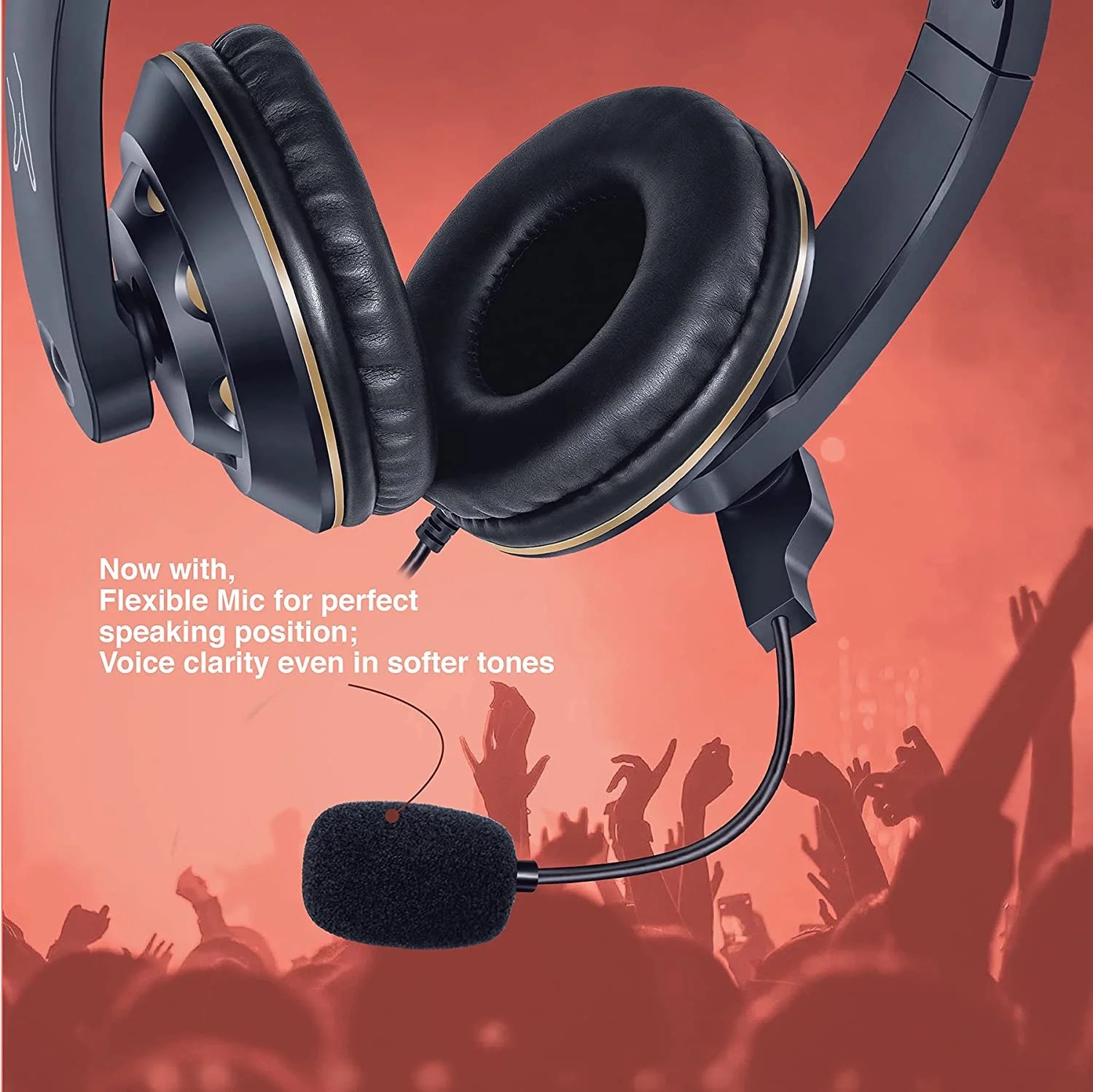 Fingers Tonic H9 Wired USB Headphone with Mic SGL Global Technologies