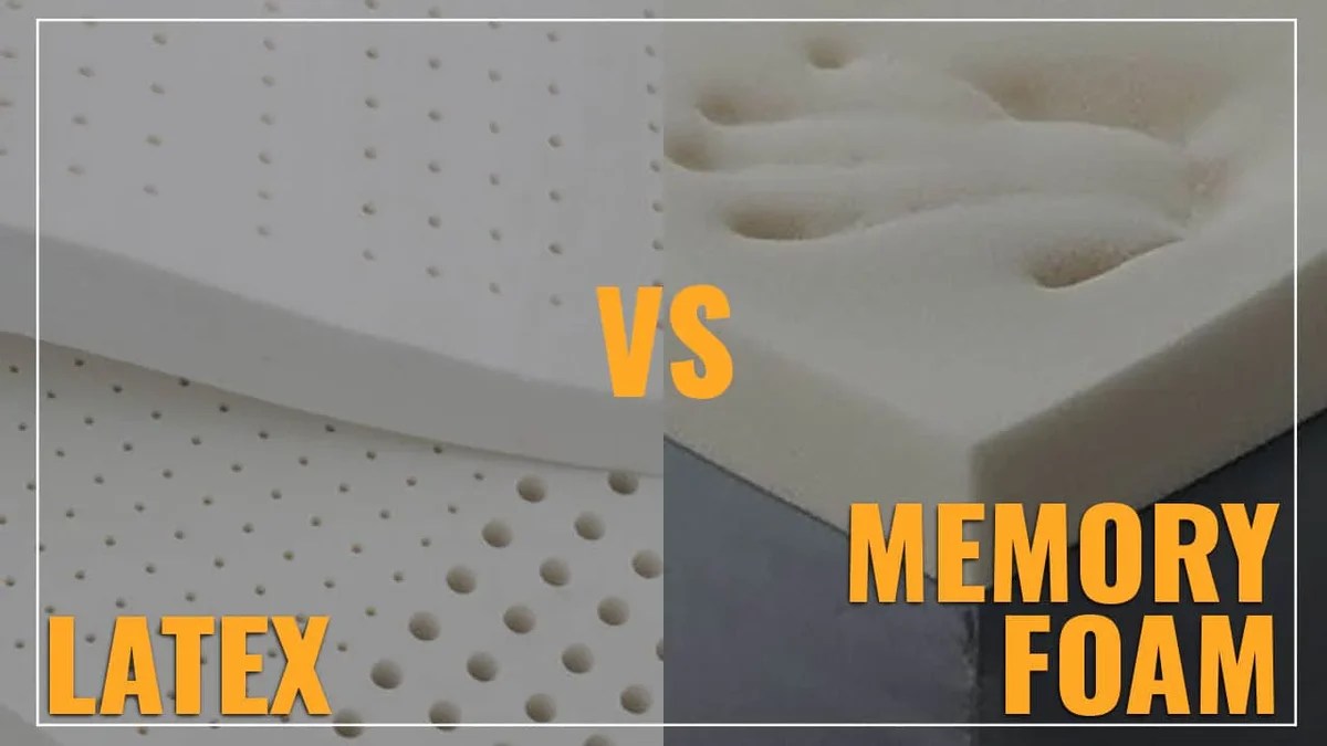 Memory Foam vs. Latex Choosing the Right Material for Your Mattress