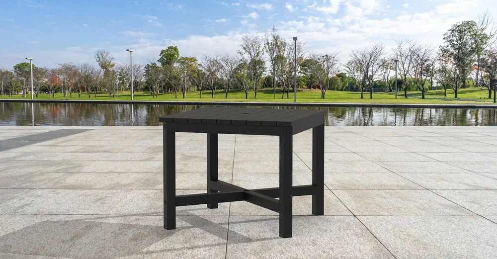 Recycled Plastic Dining Table Outdoor Garden Tables SGM Recycled