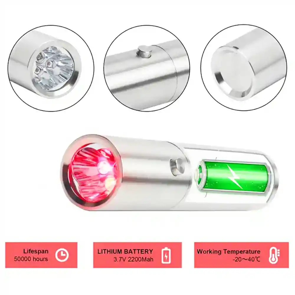 SGROW Portable Arthritis Pain Relief Red Light Therapy Flashlight SGROW