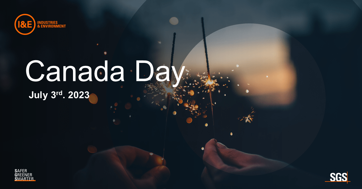 Canada Day Holiday 2023 SGS EHS NAM