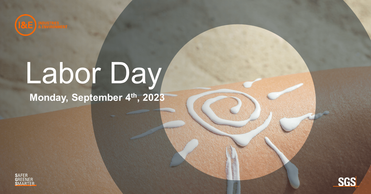 SGS US Labor Day Holiday 2023 SGS EHS NAM