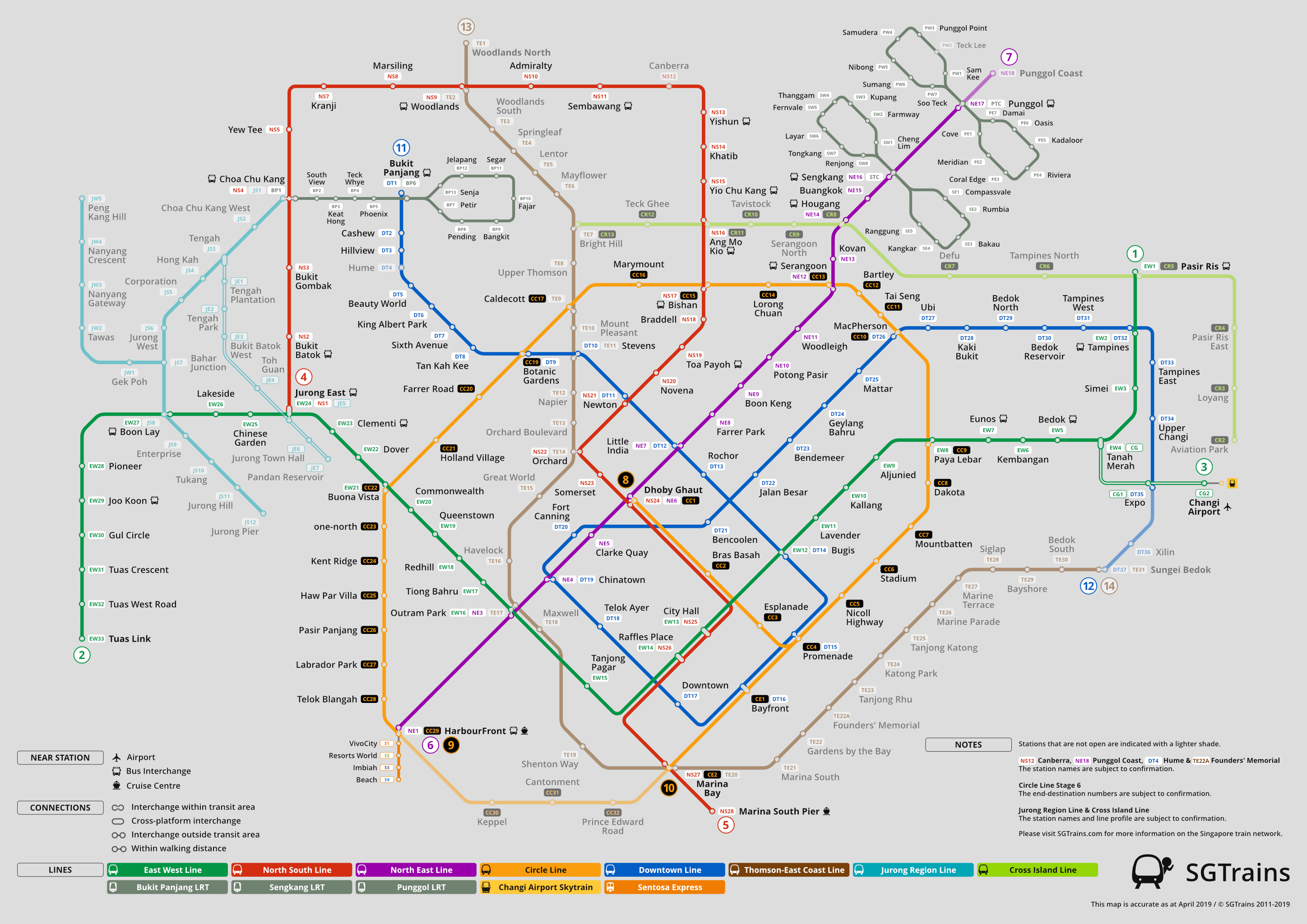 Singapore Mrt Future Map Future Map Of Singapore Mrt Maps of the World
