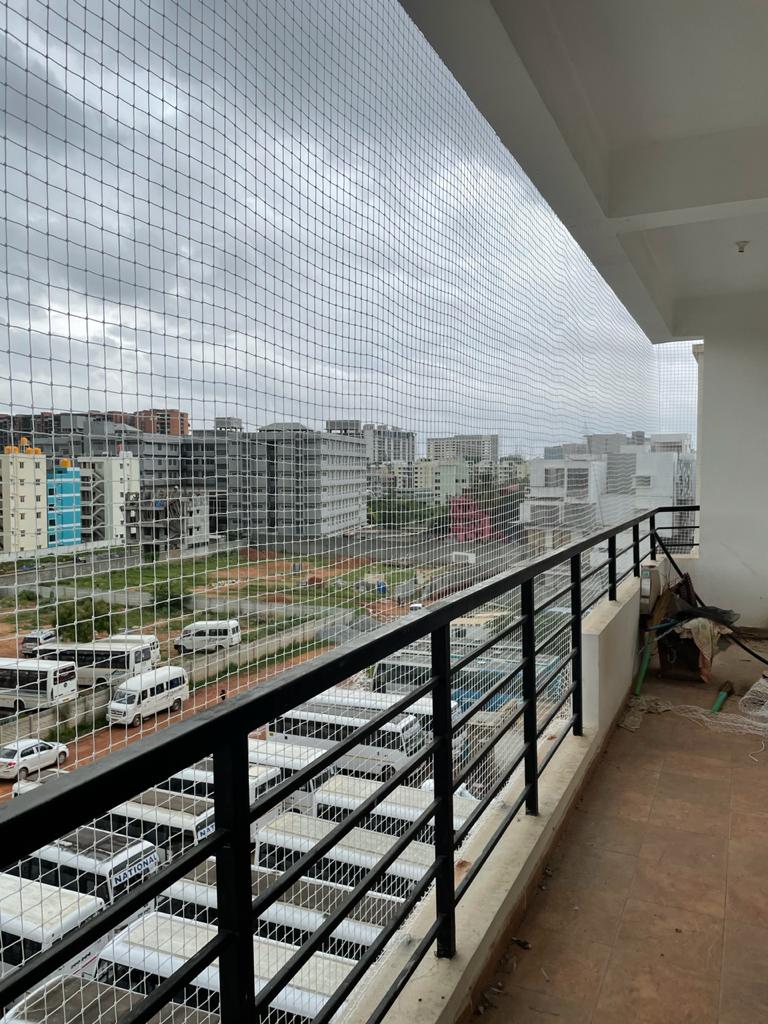 Balcony Safety Nets in Thanisandra Call 8296499143 Shaan Safety Nets