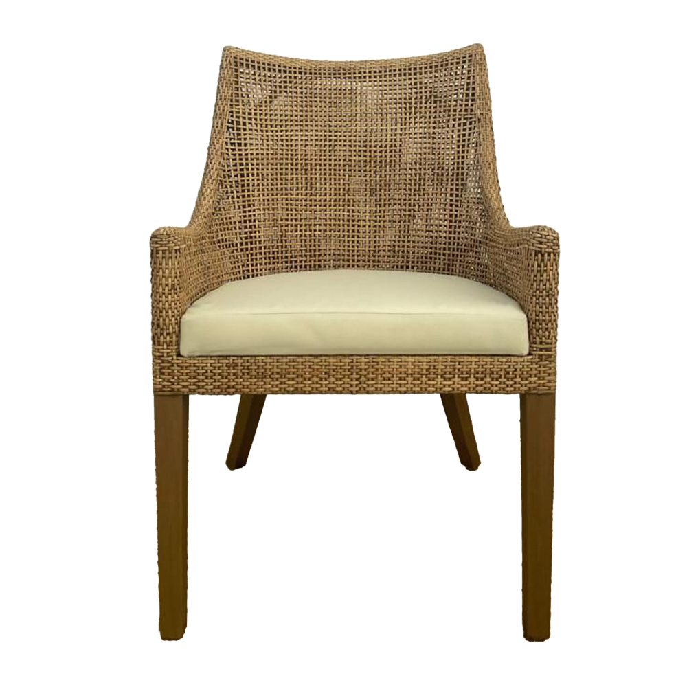 Hamptons Newport Rattan Dining Chair » Shack Homewares