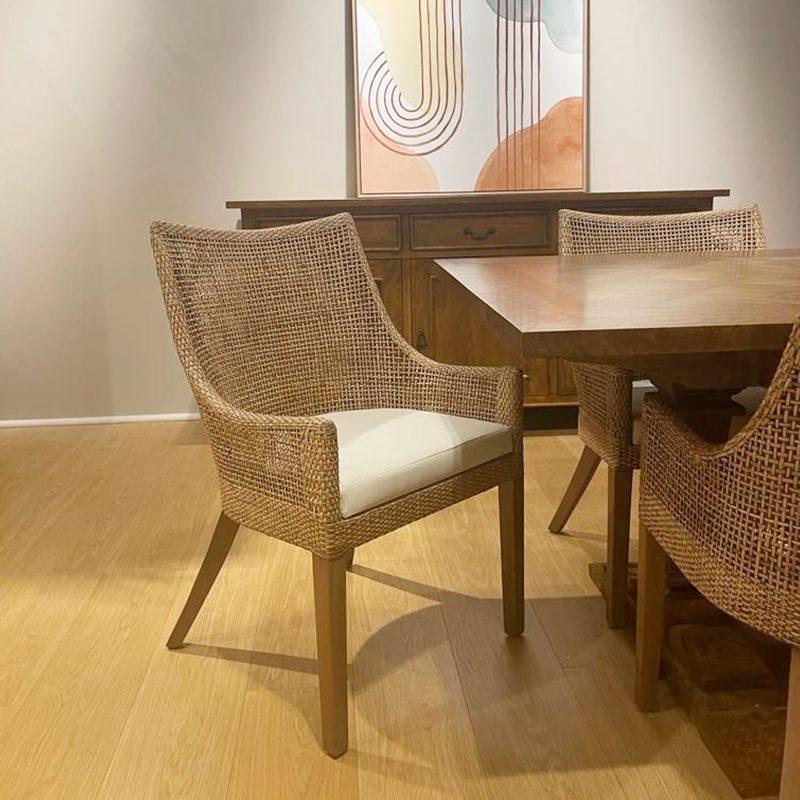 Hamptons Newport Rattan Dining Chair » Shack Homewares
