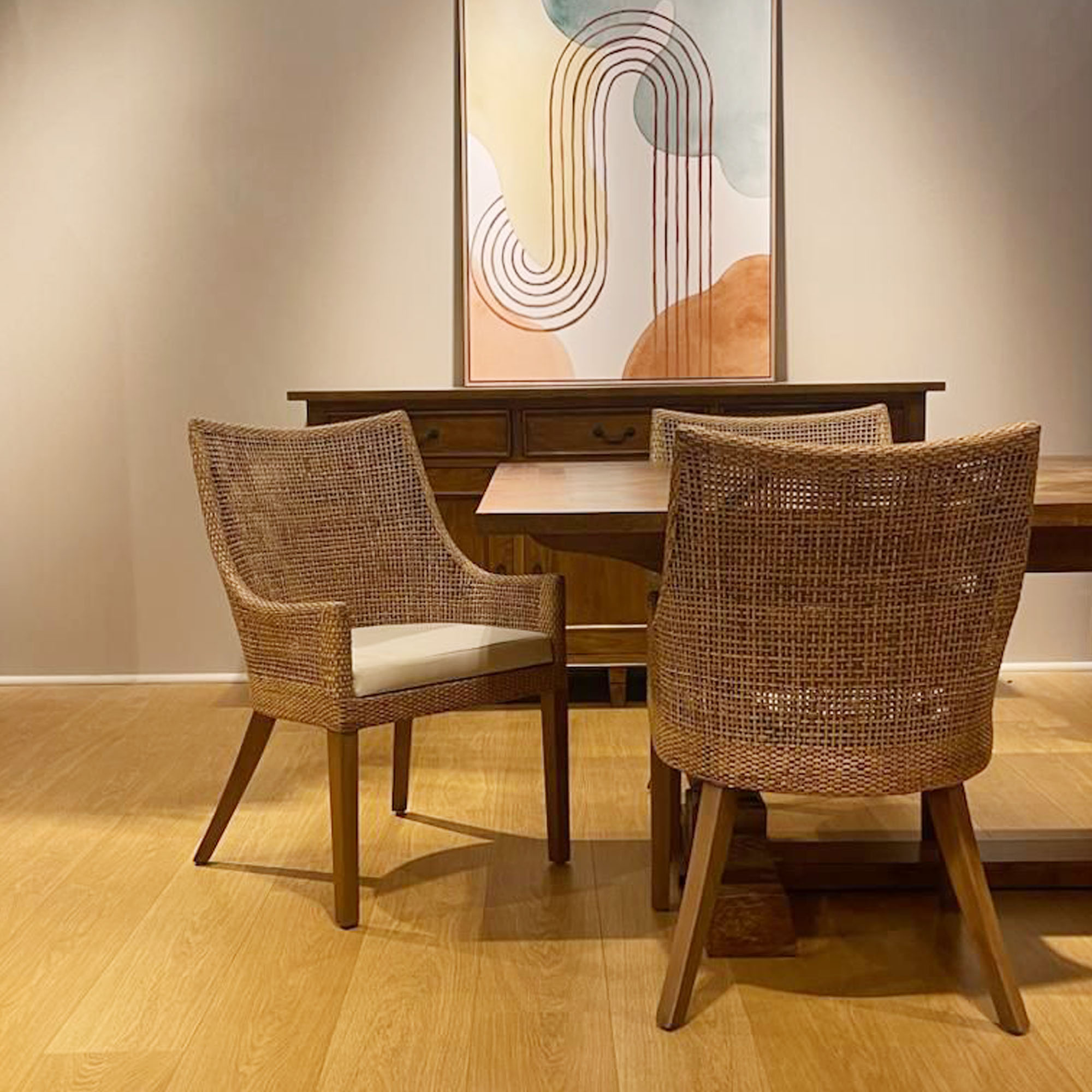 Hamptons Newport Rattan Dining Chair » Shack Homewares