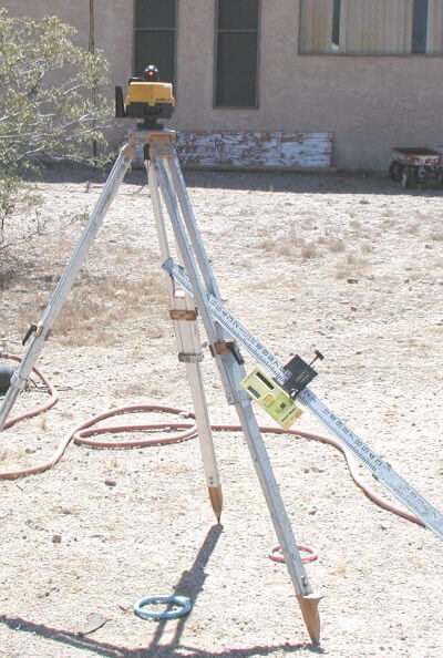 laser level to install above ground pool