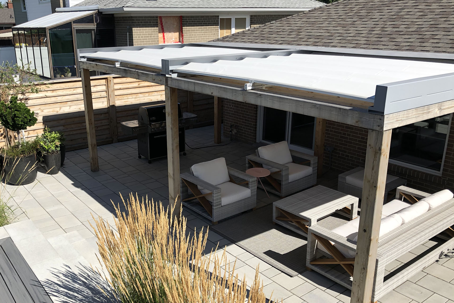 Pergola Roof Ideas What You Need To Know Shadefx Canopies