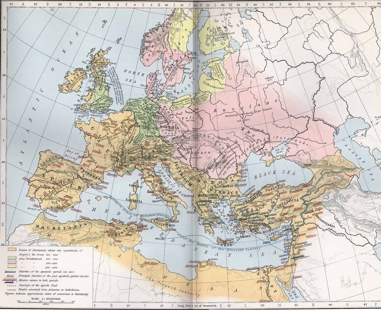 Euratlas Periodis Web Map of Europe in Year 1300