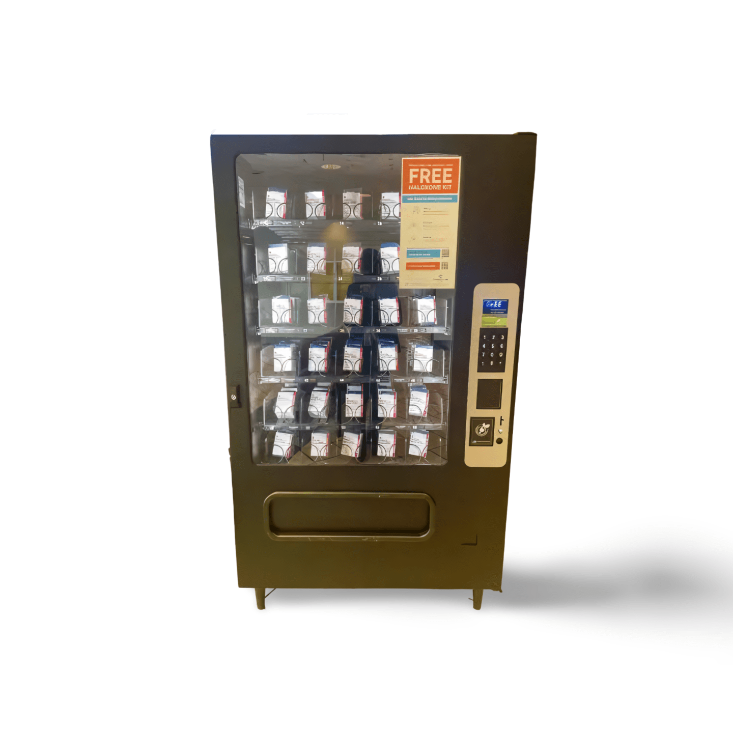 Harm Reduction Vending Dispensing LifeSaving Supplies