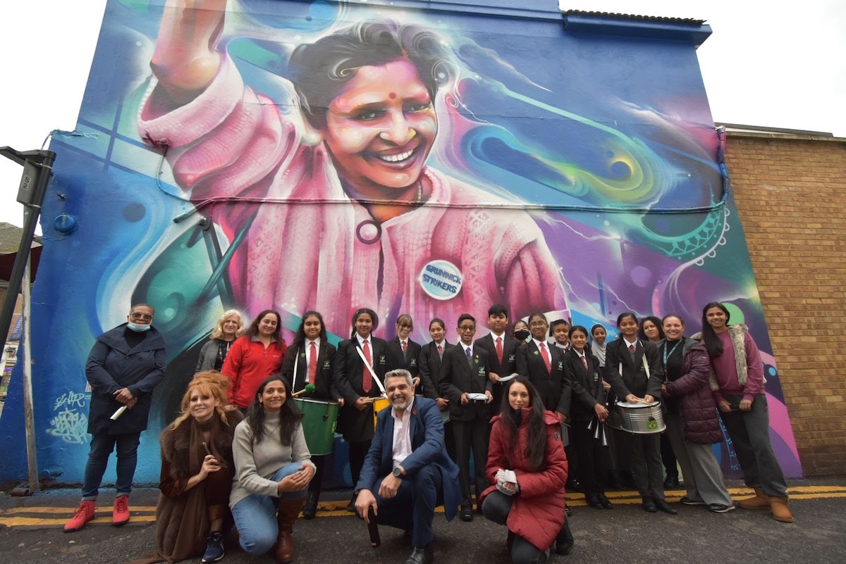 Artwork brings splash of colour to Ealing Road Shama Tatler