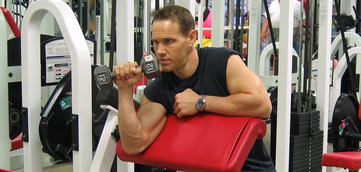Zottman Dumbbell Preacher Curls Biceps Exercise Guide