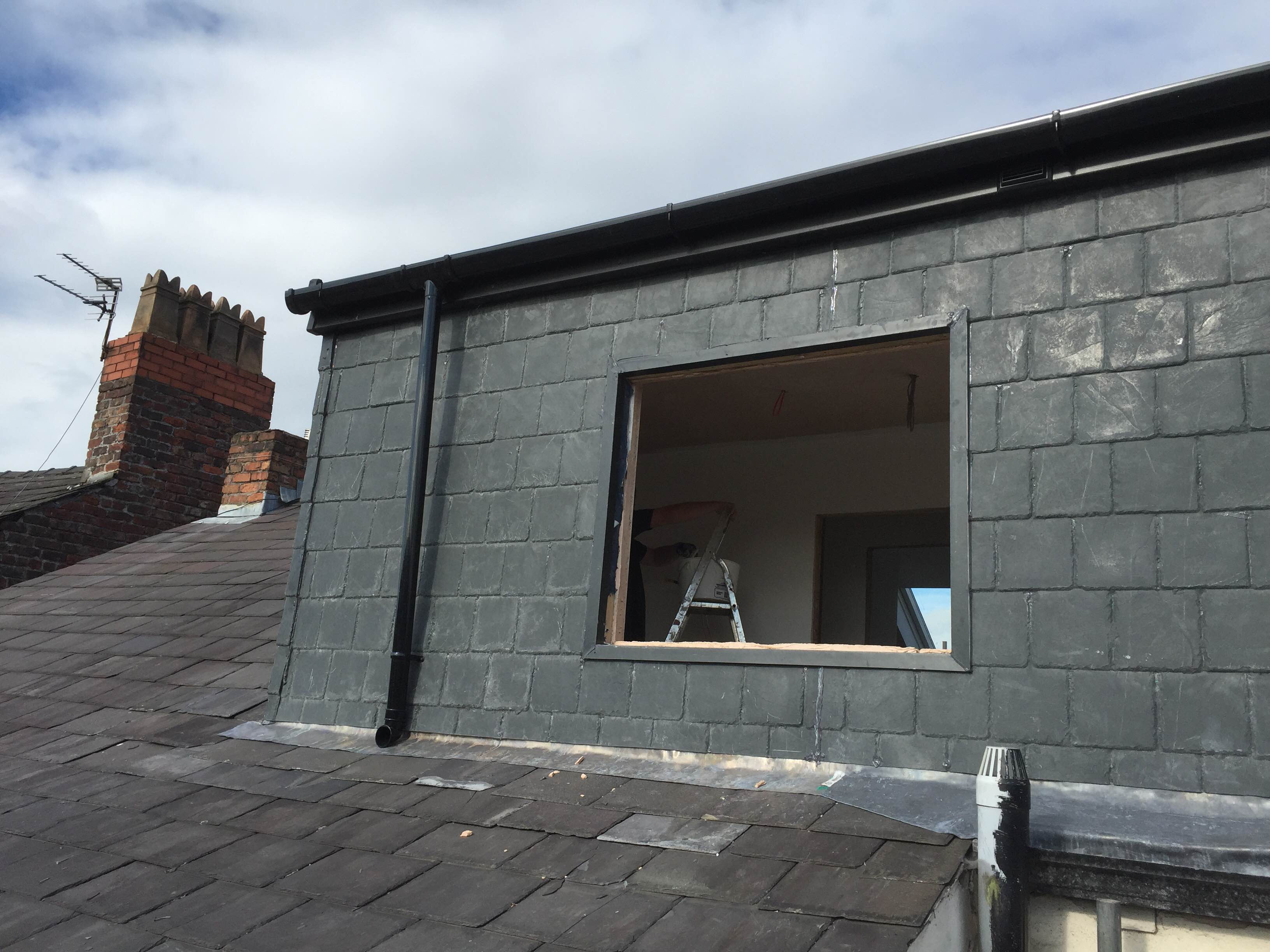 Fibreglass Slate Tile Cladding & Roofing Sheets Shapes GRP