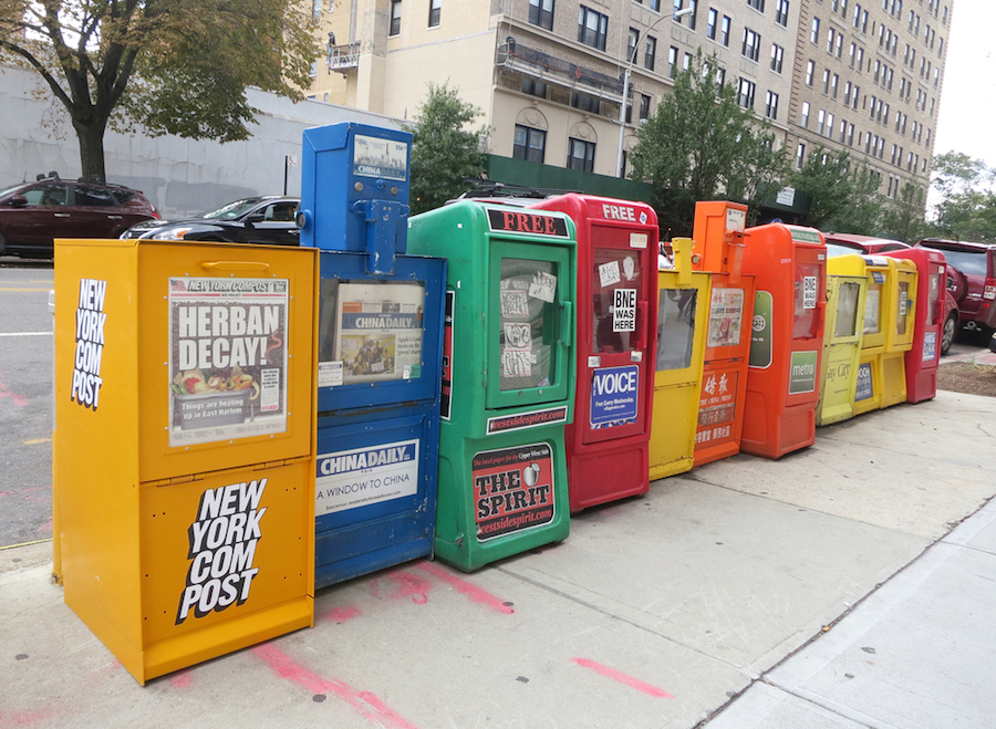New York City Newspaper Boxes Get New Life as Compost Bins Shareable