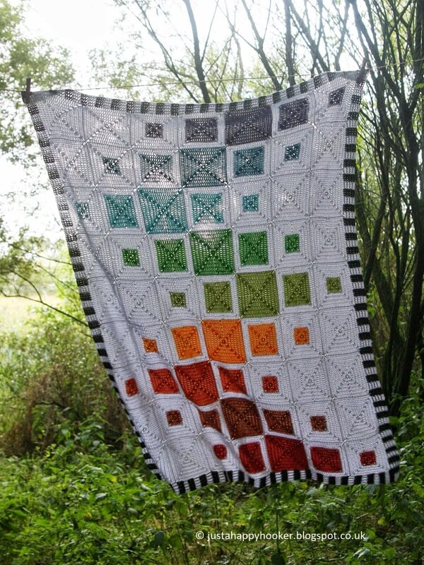 Quilt Inspired Blanket Share a Pattern