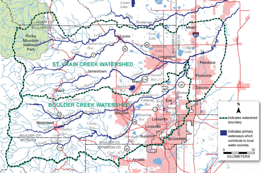 History of Boulder Waterways Shared Paths Boulder