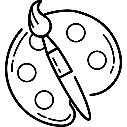 Top 103+ Pictures Drawing Of A Paint Palette Completed