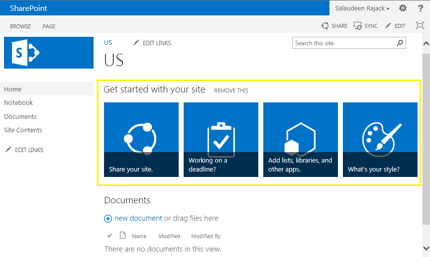 SharePoint 2013 "Get Started with your site" Web Part FAQs