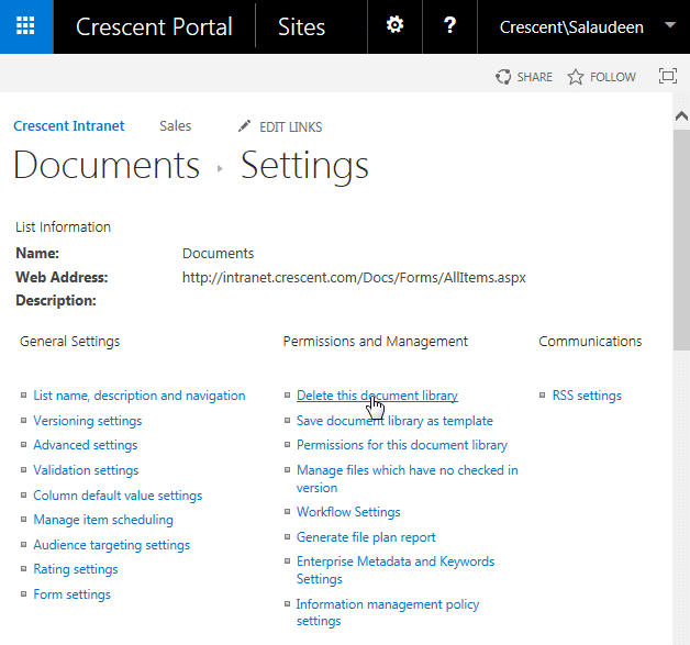 How to Delete a Document Library in SharePoint using PowerShell