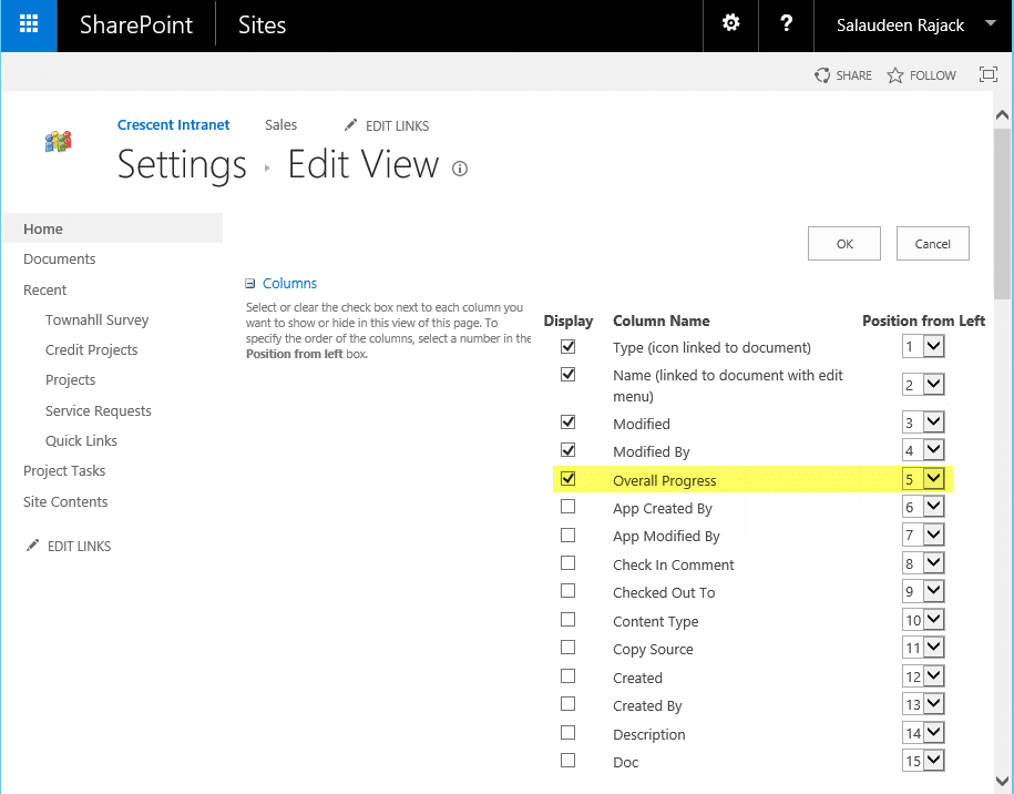 Add Column to View in SharePoint using PowerShell SharePoint Diary