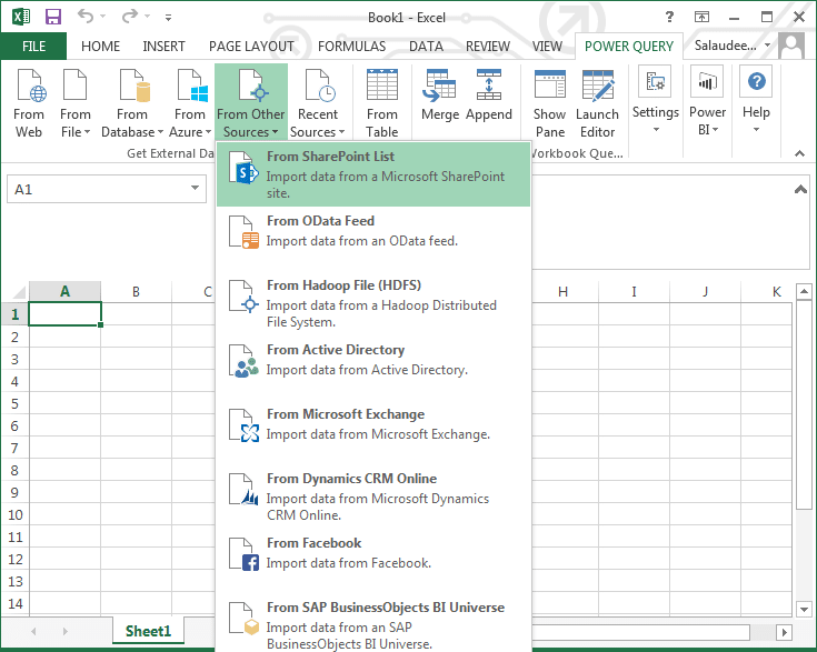 Power Query to Extract SharePoint List Data using Excel SharePoint Diary