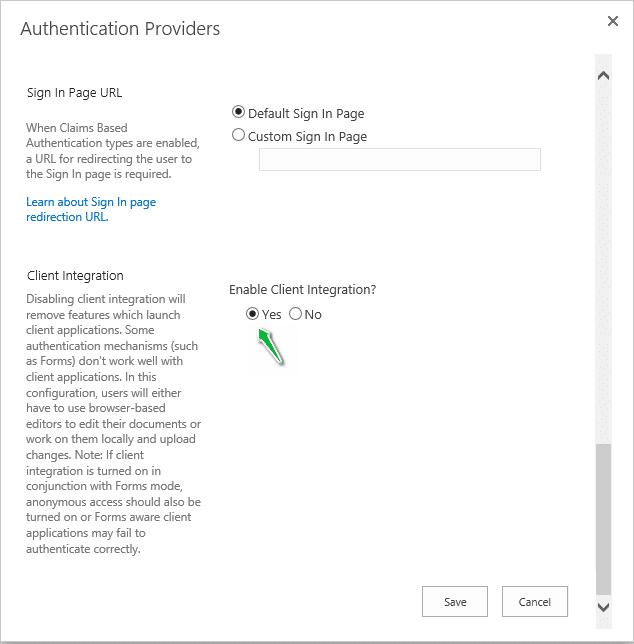 How to Enable Client Integration in SharePoint 2013? SharePoint Diary