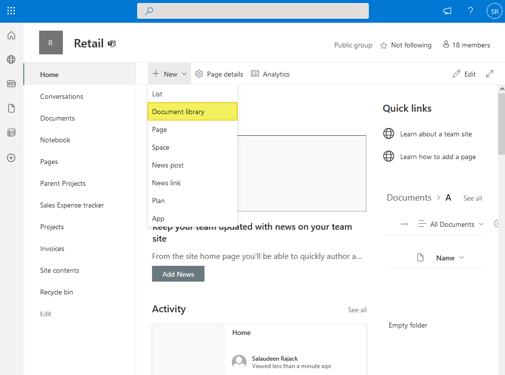 SharePoint Online Create Multiple Document Libraries using PowerShell