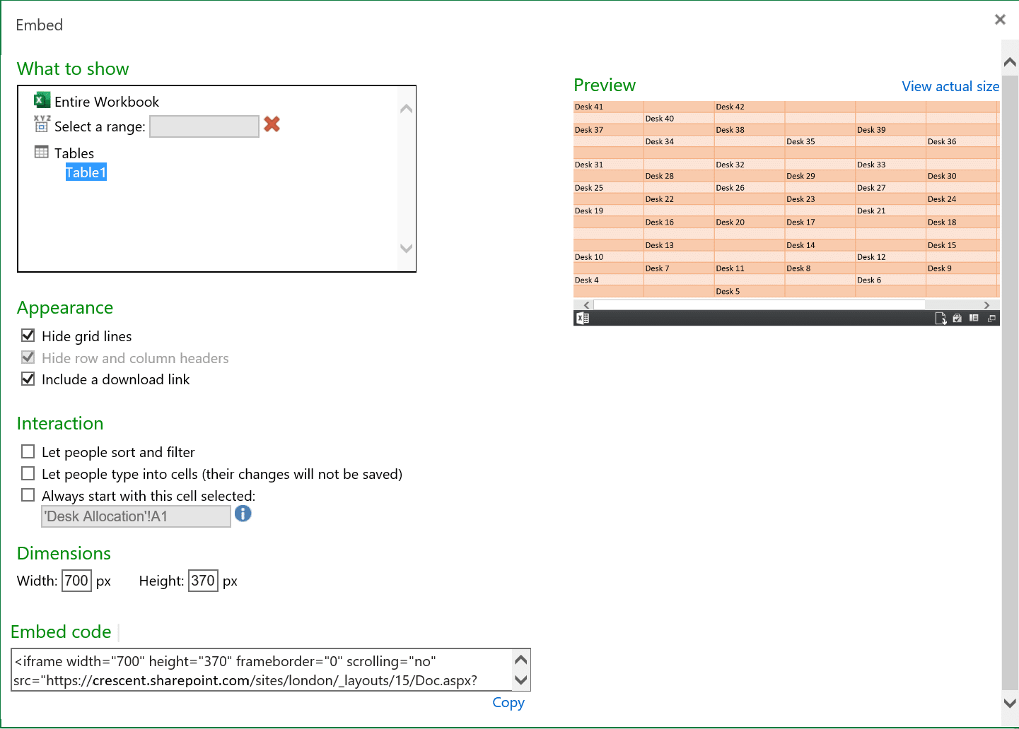 How to Embed Excel Spreadsheet to Modern SharePoint Online Pages