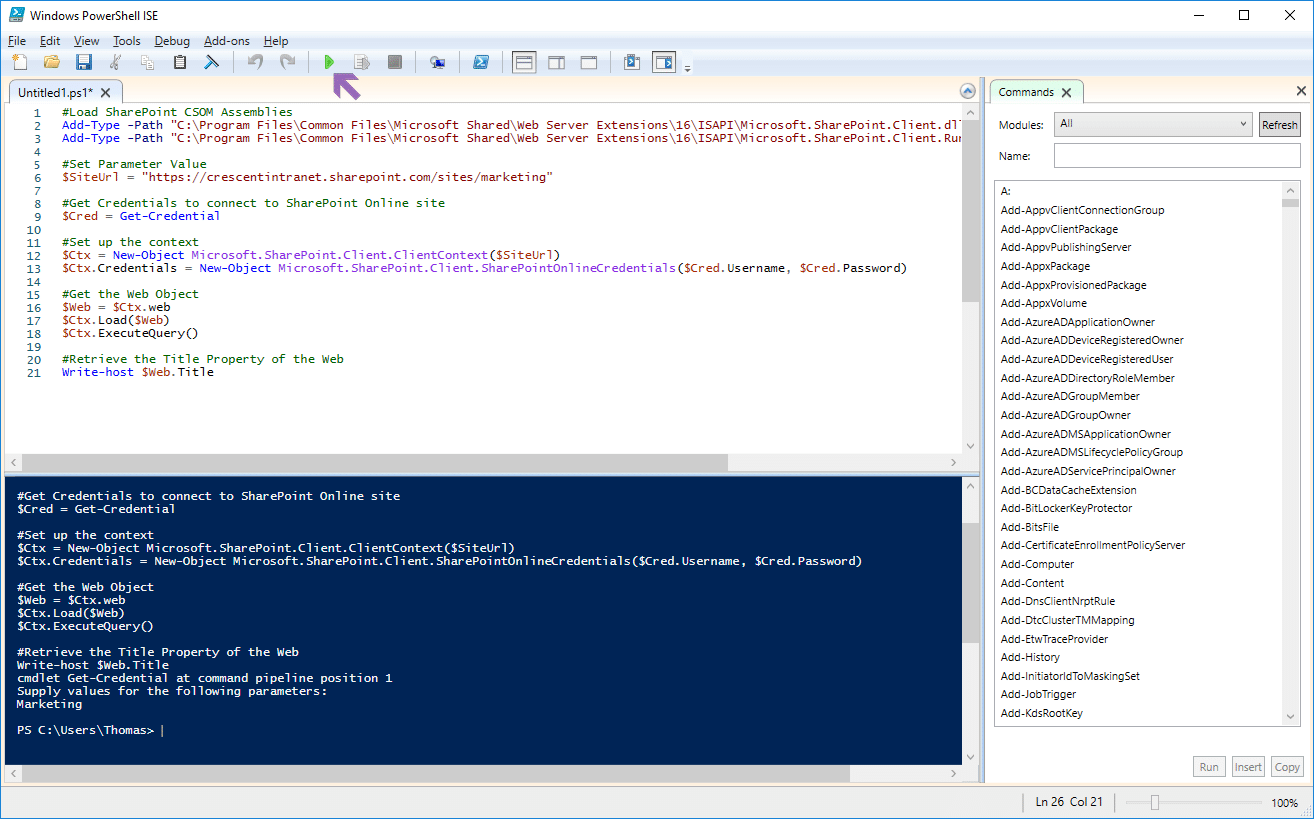 How to Run PowerShell Scripts for SharePoint Online? SharePoint Diary