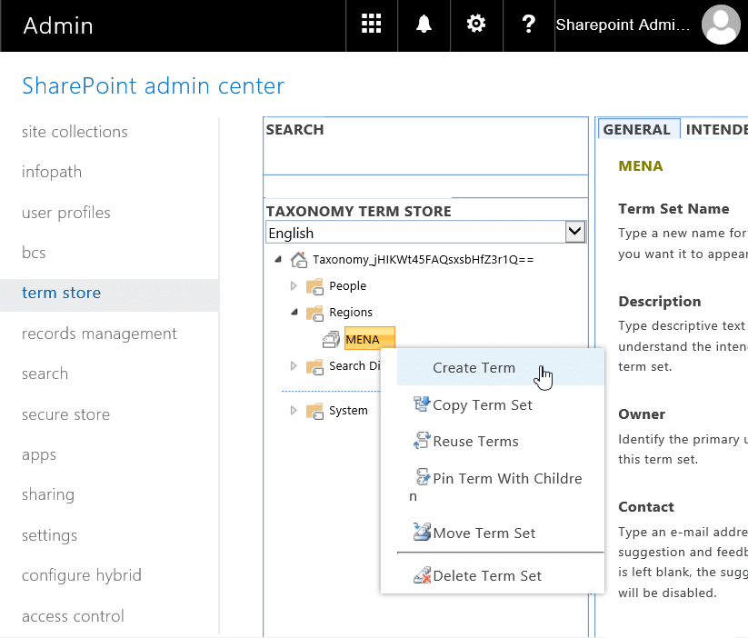 SharePoint Online Create a Term in Term Store using PowerShell