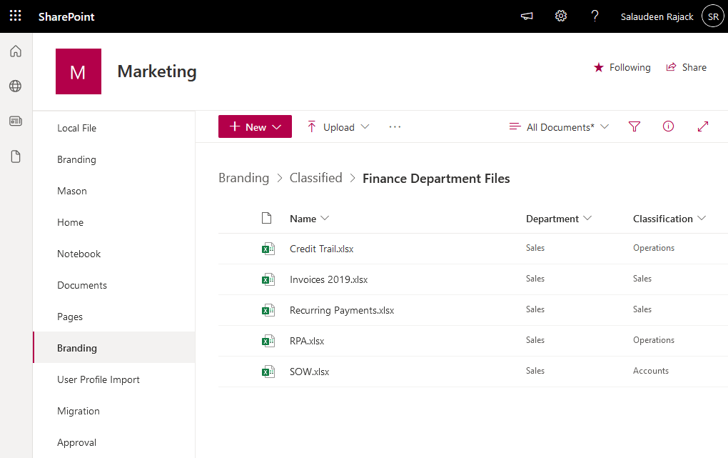Efficiently List Files In Sharepoint Folder Using Vba