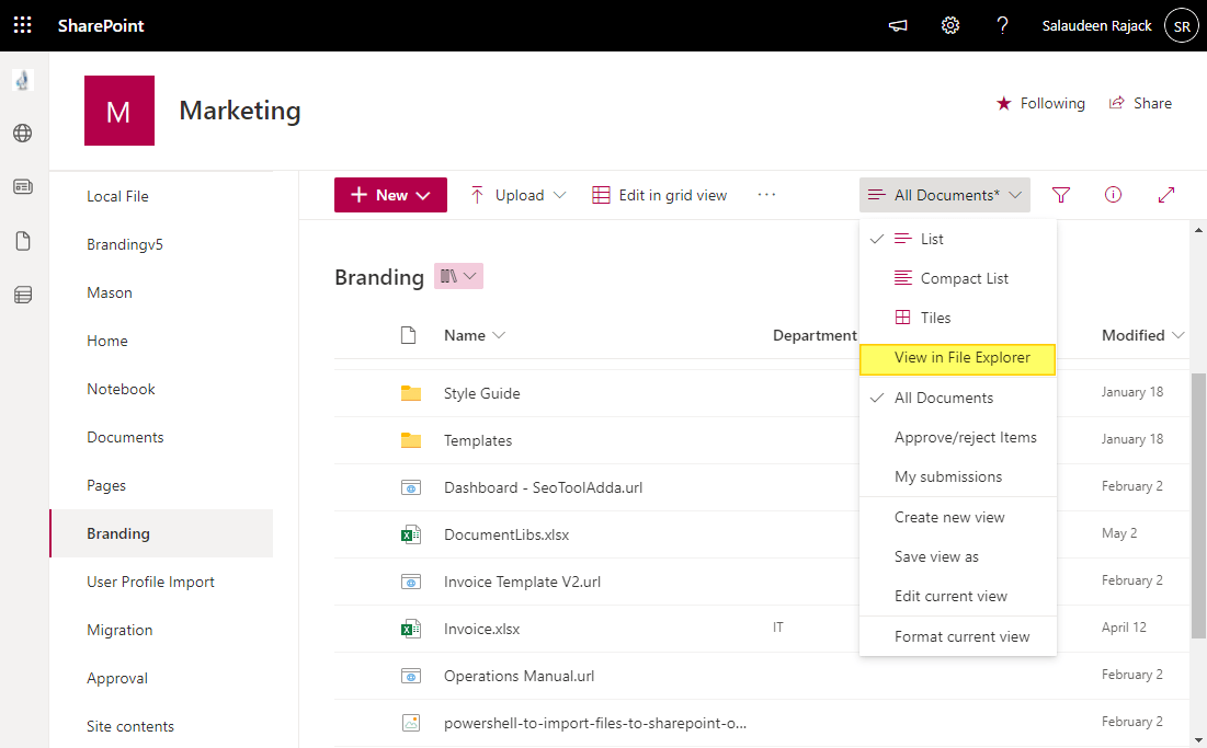 SharePoint Online How to Enable "View in File Explorer" in Microsoft