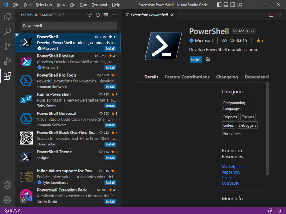 How to use PowerShell with Visual Studio Code? SharePoint Diary