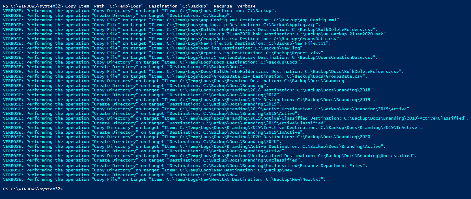 How to use PowerShell to Copy a Folder? SharePoint Diary