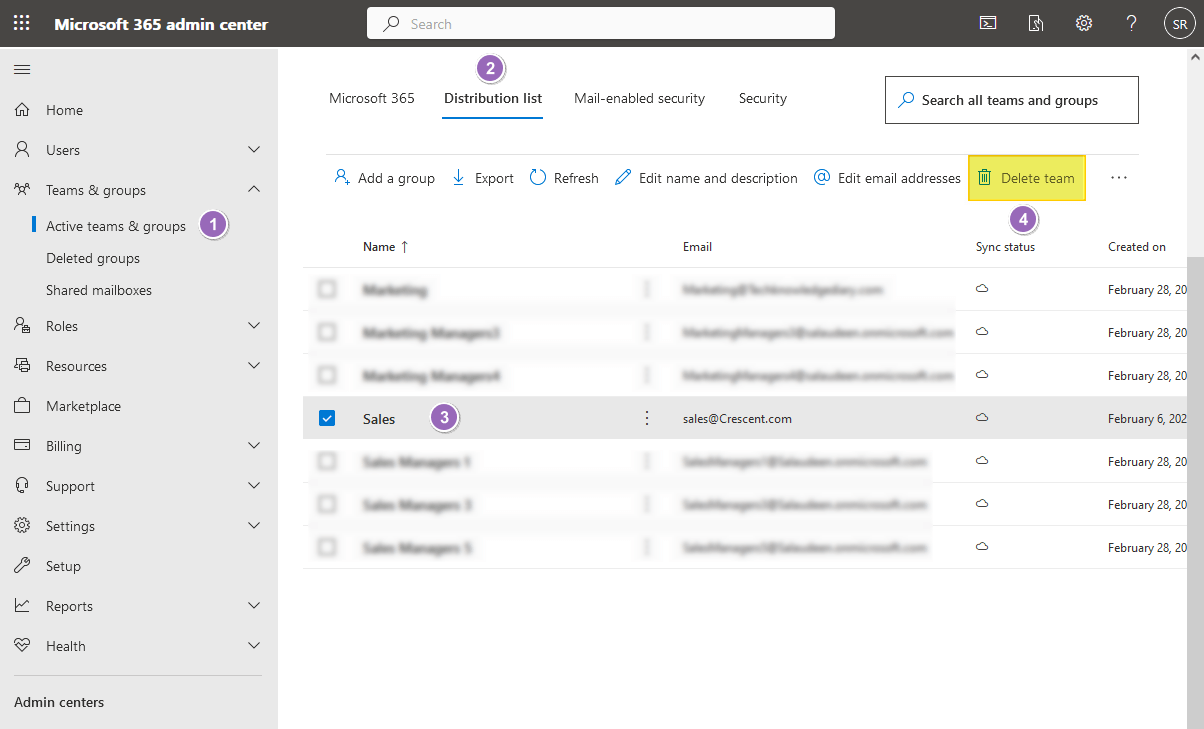 How to Delete a Distribution List in Office 365 using PowerShell