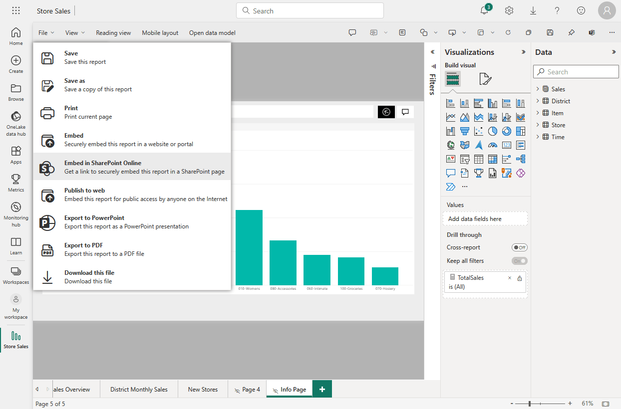 Embedding Power BI Report in SharePoint Online A StepbyStep Guide