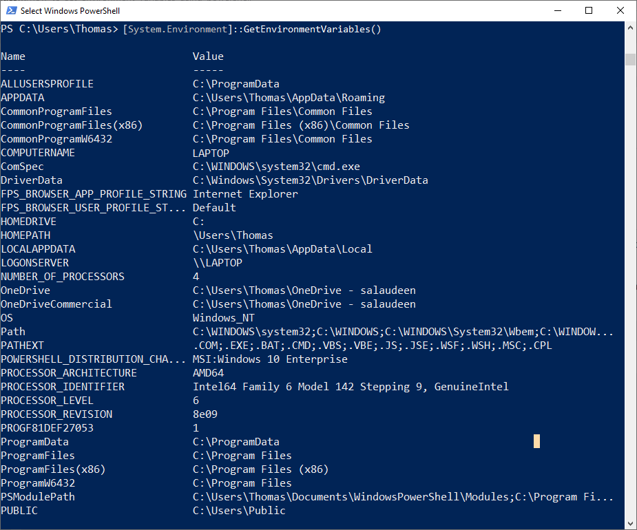 How to Set the Environment Variables in PowerShell? SharePoint Diary