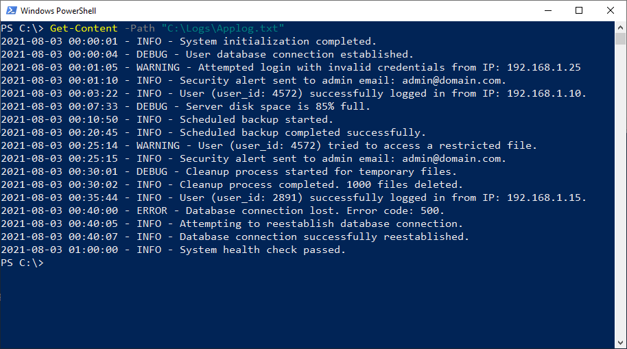 How to Read a Text File in PowerShell using GetContent? SharePoint Diary