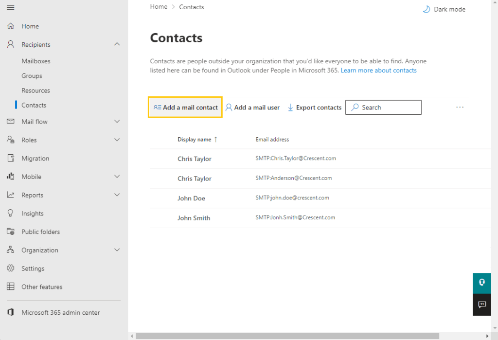 Create a Mail Contact in Office 365 using PowerShell SharePoint Diary(04)