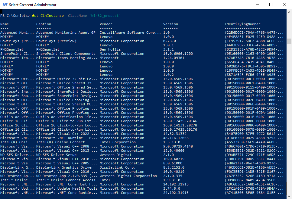 How to use PowerShell to Get Installed Software? SharePoint Diary