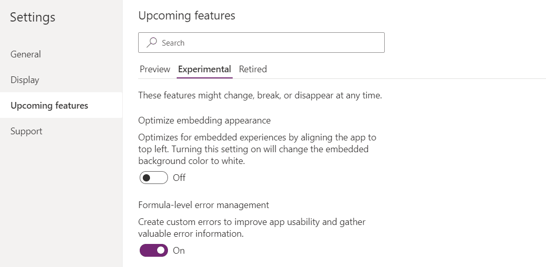How to do Error handling similar to try/ catch in Power Apps Canvas