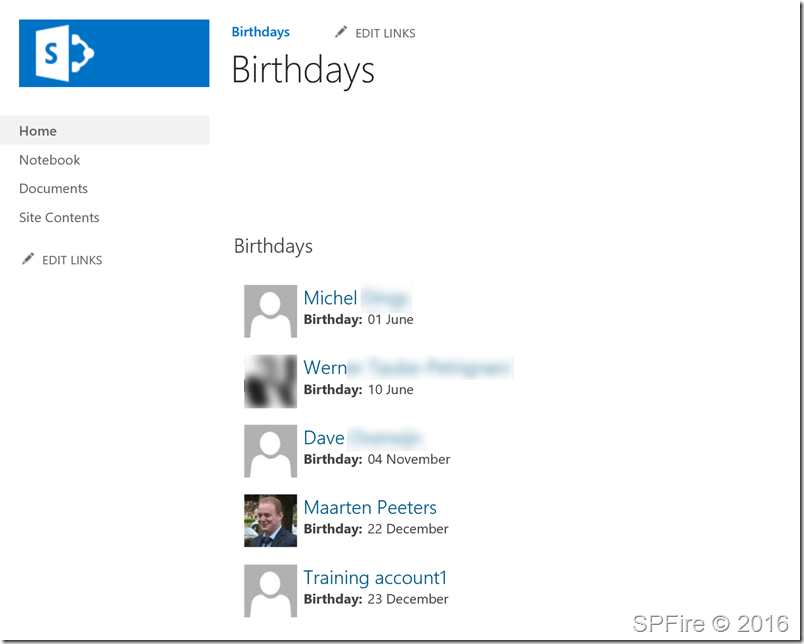 SharePoint birthday and anniversary web part using search results